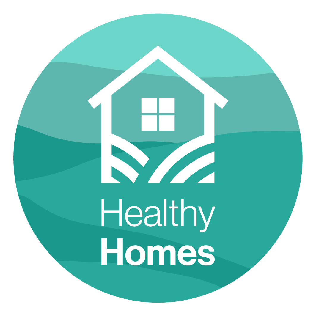 Healthy Homes Logo, leads to homepage